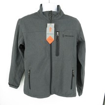 Free Country Men&#39;s Charcoal Soft Shell Jacket Small NWT $100 - £28.03 GBP