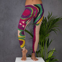 Leggings Aurora Vincente, Brand Vincente, Feat Marittella&#39;s Art - Handmade - £71.58 GBP