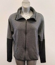 Champion Women&#39;s Long Sleeve Full Zip Jacket Size XL Gray Polyester Blend - £9.33 GBP