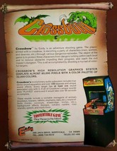 Crossbow Arcade FLYER Original 1983 NOS Video Game Shooting Gun Artwork ... - £26.03 GBP