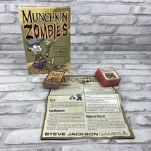 Munchkin Zombies Card Game Steve Jackson Games Complete Dork Tower Chara... - $15.23