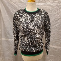 Vintage Lily&#39;s of Beverly Hills Women&#39;s Black and White Blouse, Size S - £27.17 GBP