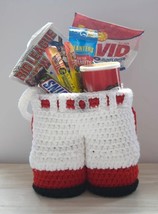 Sports Hand Crocheted Gift Basket - £19.97 GBP