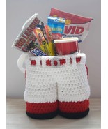 Sports Hand Crocheted Gift Basket - £19.97 GBP