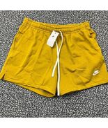 Nike Club Fleece Shorts Men Extra Large Mustard DX0731-716 Cotton XL New - $527.87 MXN