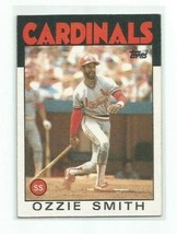 Ozzie Smith (St. Louis Cardinals) 1986 Topps Baseball Card #730 - £2.38 GBP