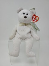 Halo II White Bear Ty Beanie Baby  Hang Tush Tag January 14, 2000 Brown ... - $7.91