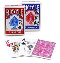Bicycle Poker Jumbo Index, 12 Decks Red/Blue - £62.94 GBP