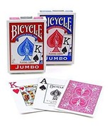 Bicycle Poker Jumbo Index, 12 Decks Red/Blue - £62.94 GBP
