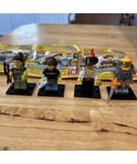 Lego 71007 Series 12 Lot of 4 Minifigures Space Miner Swash Buckler Game... - $18.80