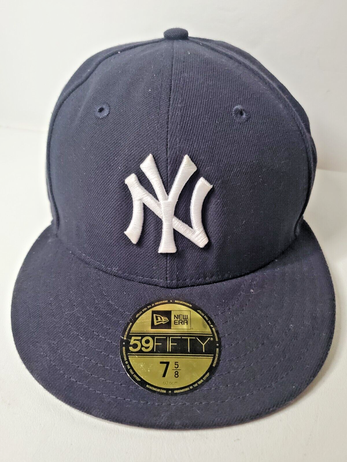 NY Yankees 1998 World Series New Era 59Fifty Fitted Cap Hat 7 5/8 Cooperstown - £20.89 GBP