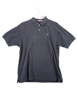 Vineyard Vines Men&#39;s L Polo Shirt 100% Pique Cotton Gray Navy Logo Coast... - $465.08 MXN