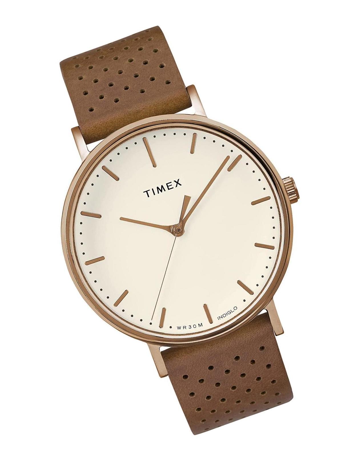 Primary image for Unisex Fairfield 41mm Watch Rose Gold-Tone and Cream