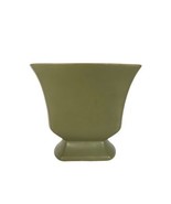 Vintage Floraline McCoy olive army green pedestal planter  - $34.17 CAD