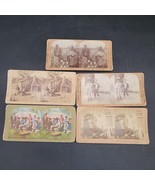 Five Antique Stereoview Cards Uncle Toms Cabin-Seventy Summers-My Angeli... - $566.32 MXN