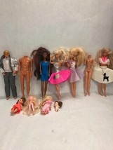 Lot of 11 Mattel Dolls Barbie Ken 68-69 Vintage Toy Childs Mid Century black - $49.49