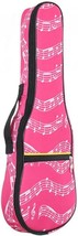 23-Inch Ukulele Bag Waterproof Oxford Musical Note Case Single Shoulder Backpack - £29.88 GBP