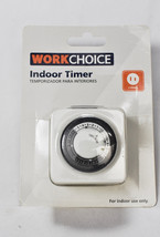 Workchoice Indoor Timer 2 Prong Polarized Outlet 15amp - £8.40 GBP