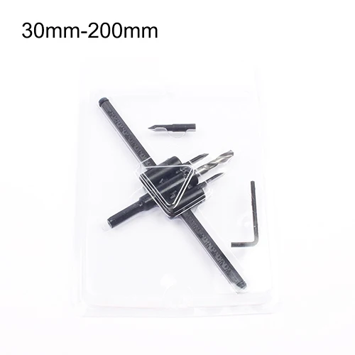 LUBAN Adjustable    Hole Saw Drill Bit Cutter Kit DIY Tool 30mm-120mm Bl... - $227.16