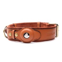 Dog Leather Collar Compatible with Apple AirTag - £26.87 GBP+