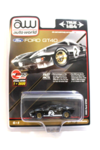 Auto World 1/64 1966 Ford Gt #2 Black CP7922 Diecast Car New In Package - £11.79 GBP