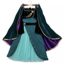 Disney Store Frozen Queen Anna Deluxe Costume Dress + Cape - £198.79 GBP