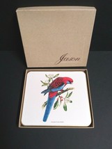 Jason Vtg Australian Bird Coasters Placemats of Distinction (Set of 6) w/ Box Lg - £15.71 GBP