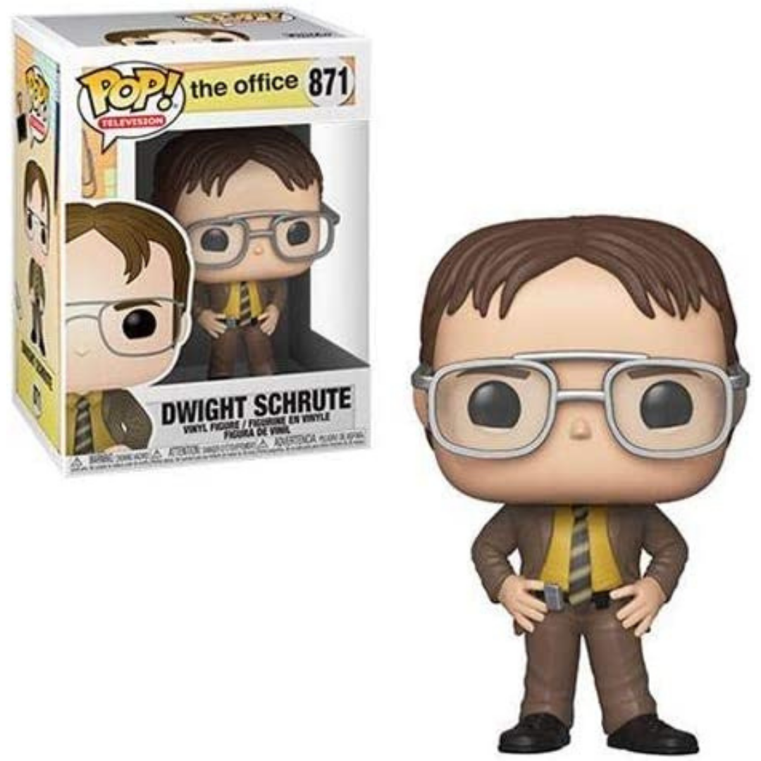 Funko Pop! Television: The Office - Figura de vinilo exclusiva de Dwight Schrute con cabello rubio #871