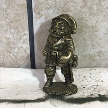 Elf Statue Heavy Metal Etch Woodsman Lumberjack Dwarf Knick Knack Paperw... - £30.95 GBP