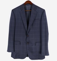 Brooks Brothers Madison Sport Coat 41R Blue Check E Thomas Wool Silk Ful... - £56.91 GBP