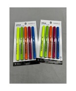 Lot of 2 Cricut INFUSIBLE INK PENS Markers FIVE NEON COLORS 1.0 Tip - £8.26 GBP