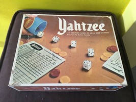 VINTAGE Yahtzee LOWE Game 1978 ORIGINAL Box ALL Pieces INCLUDED Sealed DICE - £15.79 GBP