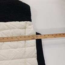 Calvin Klein RN#54163 Women's White/Black Full Zip Puffer Vest Pockets Chest 38" image 7