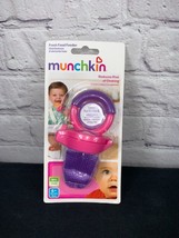 Munchkin Fresh Food Feeder Raw Fresh Teether Purple and pink Baby Toddler - £7.96 GBP