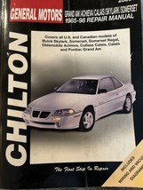 Chilton General Motors Repair Manual 28660 Pontiac Grand Am Buick GM 198... - $12.19