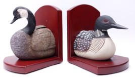 Vintage LOON Duck Bookend + Goose Book Ends - $247.52 MXN