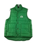 Vintage Sears Sedgefield Puffer Vest Men’s L Green Pioneer Seeds Snap Fa... - £51.26 GBP