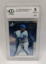 Gary Sheffield 2001 Donruss Signature  #49 Dodgers Baseball BCCG 9 Scuffed Slab - £6.58 GBP