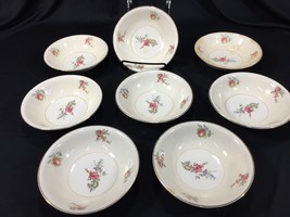 (8) Vintage Household Institute Priscilla Pattern Fruit Dessert Bowls 5.... - $24.99