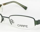 CARPE 31302-3 GREEN EYEGLASSES GLASSES METAL HALF RIM FRAME 50-17-135mm - $54.45
