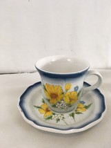 Mikasa Country Club Amy CA 503 Daisy Flower Tea Cup with Saucer - £5.93 GBP