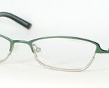 Optical Games Cool 8 Col. 3 GREEN /SILVER EYEGLASSES GLASSES FRAME 49-16... - $29.70