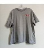 OHIO Buckeye State Gray Cotton T-Shirt Short Sleeve Crew Neck Pullover A... - $32.58 CAD