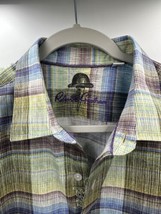 Robert Graham Men&#39;s Size L Long Sleeve Button Shirt Plaid Checkered Blue... - $58.50