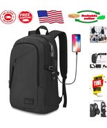 Water-Resistant Laptop Bag for 15.6&quot; Devices - USB Charge &amp; Anti-Theft F... - $755.64 MXN
