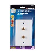 WALLPLATE COAX DUAL WHT - €15,39 EUR