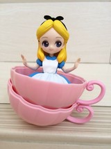 Disney Alice in Wonderland Figure. Tea Time Cup Theme. Rare Item NEW - £23.53 GBP