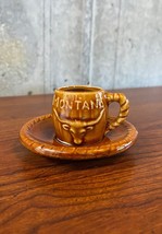 Vintage Montana Miniature Tea Cup &amp; Dish - £14.38 GBP
