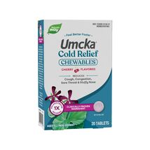 Nature's Way Umcka Cold Relief, Cherry Flavored, 20 Chewable Tablets - $9.89