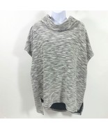 Chaus New York Grey White Black w/Metallic Thread Sweater Women&#39;s Size XXL - $237.18 MXN